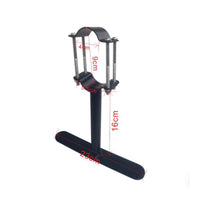 Slim-Design Bike Footrest with Clamp Stable Clamp-on Footrest Lightweight Electric Bicycle Foot Peg Rust-Resistant for Electric Cycle