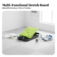 Improves Flexibility Sit and Reach Instructor Non-Slip Surface Calf Stretching Board Heavy Duty Construction Adjustable Calf Stretcher Digital Display for Students, Kids, Beginners, School, Home