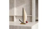 Sailboat Ornament Modern Tabletop Sailboat Minimalist Boat Sculpture for Living Room, Bookshelf, Housewarming