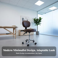Dental Assistant Chair with Torso Support 360-Degree rotate Professional Seating