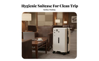 5-Wheel Rigid-Shell Trunk Large Capadowntown Rigid-Shell Suitcase Wide Handle Design Rolling Luggage for Gentlemale, Wogentlemale, Holiday