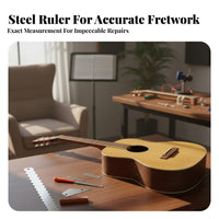 6 Pieces Fingerboard Protection Guitar Fret Repair Tool Set Professional Grade Fret Dressing File Kit All-in-All-in-Single for Hobbyists
