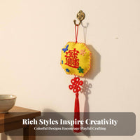 Festive Design Vernal Festival Hanging Decoration Kit Fun DIY Activity Chinese New Year Felt Craft Kit Easy to Assemble for Children