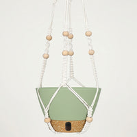 Plant Pots and Hanging Basket for Indoor Plants, Tapered Round Flower Pots for Outdoor Plants, Hanging Plant with Chains and Pot Drainage Holes