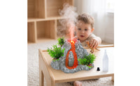 Mountain  Model  with Water Dispenser Mist-Spraying Mountain Model Ornament Interactive Toy for Kids, Teachers, Desk