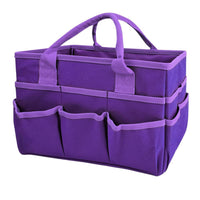 Multi-Storage Organizer Bag Large Capacity Classroom Supply Organizer Sturdy & Structured Gardening Tool Tote for Teachers, Gardeners, Garden
