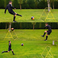 Bound Edges Rebound Training Net Black Square Mesh Rebound Net Elastic Cords Sports Gear 100 Cm