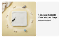 Low Voltage 5V Constant Temperature Pet Mat Anti-Chew-Proof Tube Cat and Dog Warming Pad Chew Secure Cord for Small Creature Owners, Winter