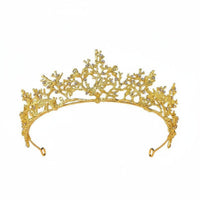 Princess Celestial Headpiece Regal Look Gold the Company Dding Tiara Crystal Princess Headpiece Elegant Design Celestial Radiant