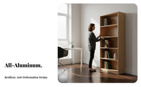 V-Shaped Tier Shelf Floor-Standing shelf multi-level complimentarystanding Household Storage for Book Lovers, homeowners, Children's Room, Bedroom, Balcony