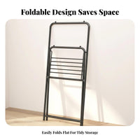Foldable Heated Airer Space Saving Clothes Rack Floor-Standing Electric Heating for Apartment Dwellers, Homemakers, Small Spaces