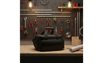 Tool Bag with Side Pockets Multiple Pockets Zippered Tool Bag for Technicians, Hobbyists, Work Site, Garage