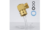 Solid Brass Elbow Connector with Swivel Coupling Heavy-Duty 90 Degree Hose Elbow Leakleakproof Male to Female Adapter Long-Lasting for Gardeners