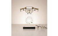 Telephone Figurine Desktop Display Phone Sculpture Decorative Piece Metal Handset Sculpture Ornament for Living Room