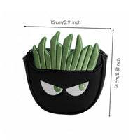 Cute Fries Putter Cover Funny French Fry Headcover Shielding Cartoon Golf Putter Cover Soft Padded for Golfers