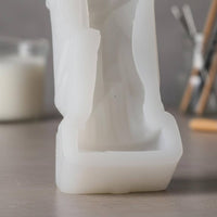 Holy Mother and Child Candle Casting Easy to Demold Holy Mary Statue Casting Reusable Crafting Supply for DIY Crafters, Soap Makers, Craft Workshops
