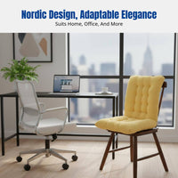 Student Chair Cushion, Thick Office Seat Pad with Integrated Backrest, Soft Polyester, Car, Home, Multi-Color