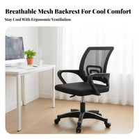 Ergonomic Highspine-Support Chair Height Adjustable Office Furniture Soft Padded Seat Assist for Students, Dormitory, Bedroom