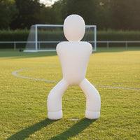 Soccer Kick Mannequin Portable Inflatable Soccer Dummy Tumbler Design Athletic Gear for Backyard