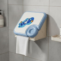 Foldable Wall Art Storage Box Peel-and-Stick-Effortless Installation Foldable Wall Art Shelf Wall Mounted Clothes Holder