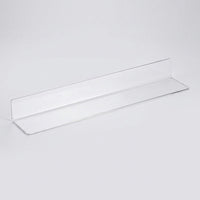 Clear Acrylic Cabinet Divider, Removable Storage for Mirror Under Sink Organization, Transparent Shelf for Vanity