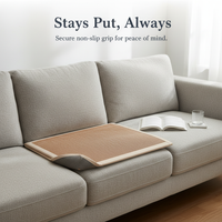 Summer Cooling Ice Silk Rattan Sofa Mat Cover with Non-Slip Breathable Design