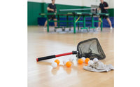 Portable Telescopic Ball Pickup Net Lightweight Table Tennis Ball Picker Adjustable Height Racket Sport Accessory No Bending Over for Coaches, Training, Clubs