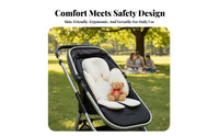 Thickened Stroller Support Cushion All-Season Universal Stroller Liner Soft & Skin-Friendly for Infants, Newborns, Travel