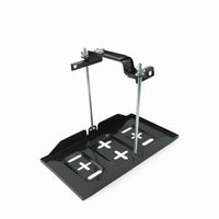 Battery Hold-down Bracket Secure Battery Tie down Mount Bracket Heavy-Duty Easy to Install for Mechanics, Engine Bay