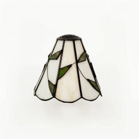 Vintage-Inspired Tiffany Stained Glass Lampshade Handmade Stained Glass Lampshade Translucent Pendant Light Shade for Diyers, Homeowners, Table Lamps, Living Rooms, Bedrooms