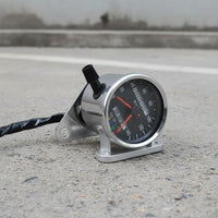 Retro Motorcycle Speedometer Multifunction Display Motorbike Odometer Gauge Custom Motorcycle Instrument Cluster 12V