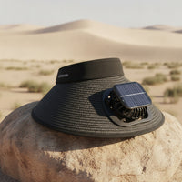 Cooling Solar Powered Fan Hat Wide Brim Solar Fan Hat Upf 50+ Sunshade Cap Breathable for Gardening