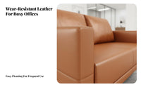 Minimalist design Modern 3-Seater Office Couch Professional Look Sofa and Loveseat Combination Comfortable Cushioning Commercial Furnishing robust Frame for Business Owners, Interior Designers, Apartment Dwellers, Corporate Waiting Room, Small Space