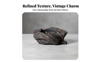 Unique Shape Irregular Cement Candle Holder Minimalist Design DIY Candle Making Jar for Lovers, Living Room, Bedroom, Desktop