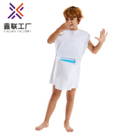 儿童万圣节halloween趣味马桶套装演出服少儿cosplay服公园表演服