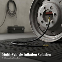 Rubber Valve Stem Extension Heavy Duty Truck Tire Inflation Tube Sturdy Tire Inflation Extension Hose for Repair Specialist S