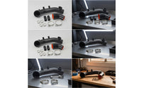 Long-Lasting Intake Pipe Kit High Performance Intake Tube with Silicone Couplers Automotive Coupler Aftermarket for Car Enthusiasts, Engine Bay, Turbo Customization