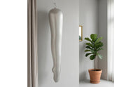 Built-in Hook Inflatable Leg Display Smooth Surface Hosiery Display Leg Semi-Transparent Inflatable Mannequin Legs Frosted Finish