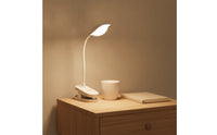 Adjustable Brightness LED Clamp-Mounted Desk Lamp Dimmable Bird-Shaped Lamp with Clamp Flexible Arm Gooseneck Reading Light Eye-Friendly for Students, Bedside