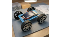 Mini Solar Powered Car Kit Hands-on Learning DIY Solar-Powered Vehicle Four-Wheel Instruction Manual Included for Children