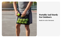 Tennis Ball Waist Bag Portable Tennis Ball Waist Pouch Multifunctional for Coaches, Women, Golf, Outdoor, Travel