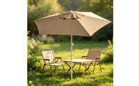 Waterproof Hexagonal Patio Umbrella Foldable Umbrella with Hexagonal Canopy Compact Long-Lasting for Homeowners