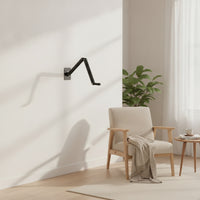 Wall Bracket with 1/4-Inch Thread Articulated Support Bracket with Two-Arm Space-Saving for Video Calls