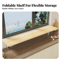 Foldable Windowsill Storage Areasaving Foldable Surface Surfacemounted Table Surface surfaceMounted Countertop for Apartment Dwellers