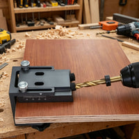 Pocket Hole Jig Scale Angled Hole Jig Quick Clamp Woodwork Joint Guide for Woodworkers