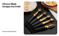 Fruit Platter Tool Set 304 Stainless Steel Fruit Baller Ladle Set Fruit Baller Multi-Functional Water Fruit Ladle Ing Utensil