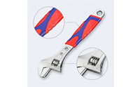 Wrench with Anti-Slip Handle Versatile Adjustable Wrench Adjustable Spanner Sturdy Tool Ergonomic for Homeowners, Workshop