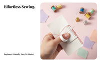 Hand Sewing Guide Tool Multi-Functional DIY Sewing Aid Beginner Friendly Stitch Spacing Tool for Beginners, Crafters, Quilting, Embroidery, Craft Room