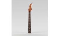 Side Dot Inlays Electric Guitar Neck Completed Headstock Rosewood Fretboard Neck Warm Tone Luthier Supply Rich Sustain for DIY Enthusiasts