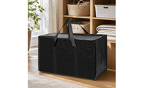 Relocation Bag Featuring a Label Pocket Zippered Relocation Bag with Zipper Heavy Duty Tote with Handles for Homeowners